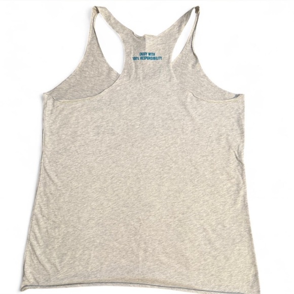 Women's Tequila “Altos” Gray Racerback Tank Top. XL - Picture 2 of 4